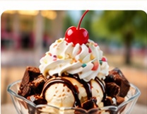 Brownie Sundae